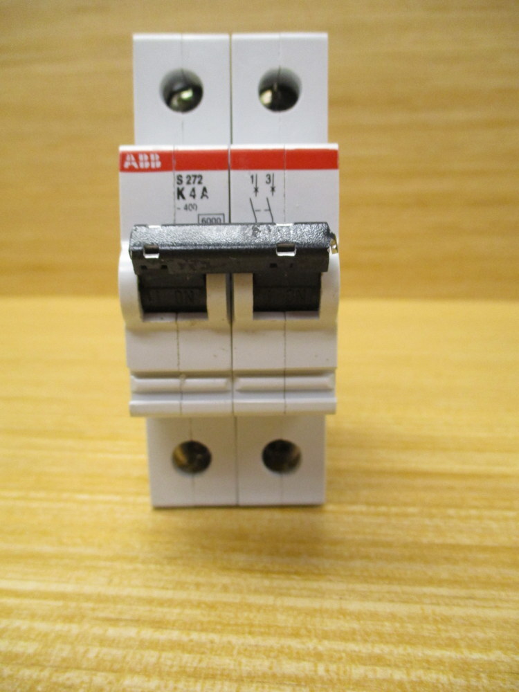 ABB S272 K4A 4A Circuit Breaker S272K4A (Pack of 3)