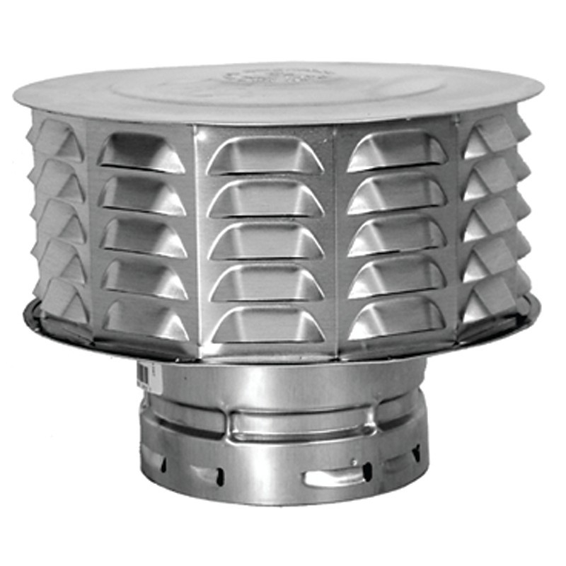 AmeriVent 6ECW Snap Lock Vent Cap, 6 in Connection