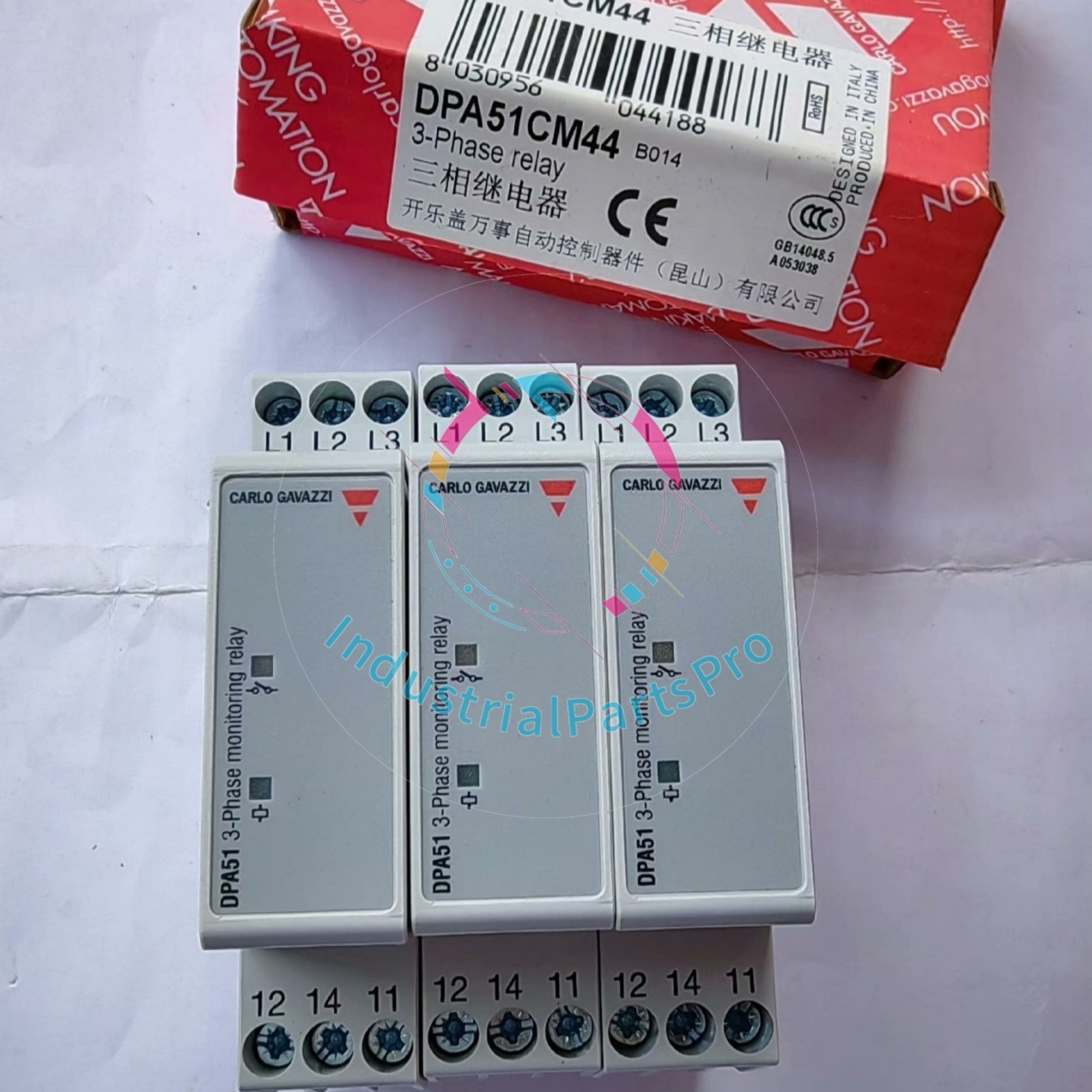 1PCS Carlo Gavazzi DPA51CM44 B104 Phase Monitoring Relay with SPDT Contacts 3-Ph
