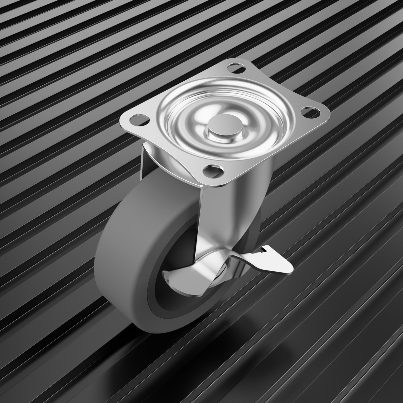 3 Inch Caster Wheels, Casters Set of 4, Heavy Duty Caster with Brake, Castors..