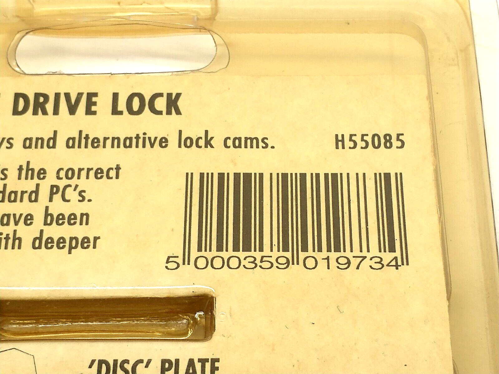 GENii Security H55085 Floppy Disc Drive Lock, Fits 3-1/2″ & 5-1/4″ Drives
