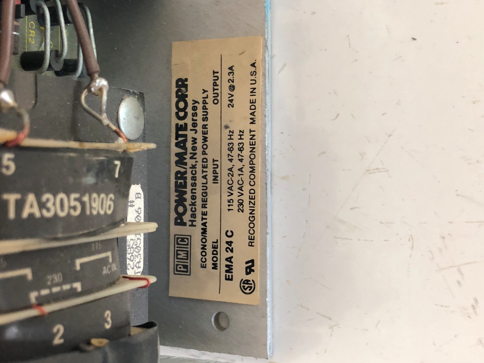 Power/Mate Power Supply EMA 24 C