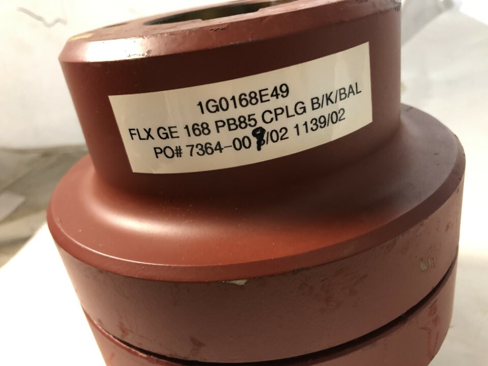 Vulkan Flexomax Coupling PB 85 Bore: 2 3/8″ OD: 6 1/2“ Height: 7″