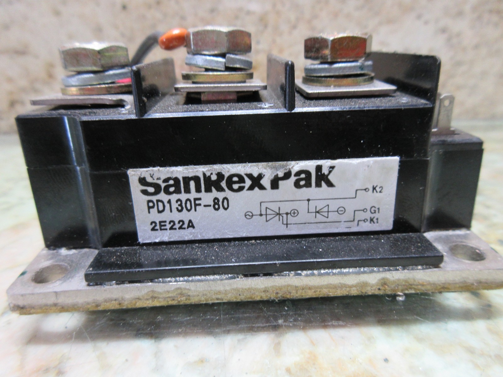 SANREX PAK RELAY UNIT PD130F-80 2E22A CNC POWER MODULE