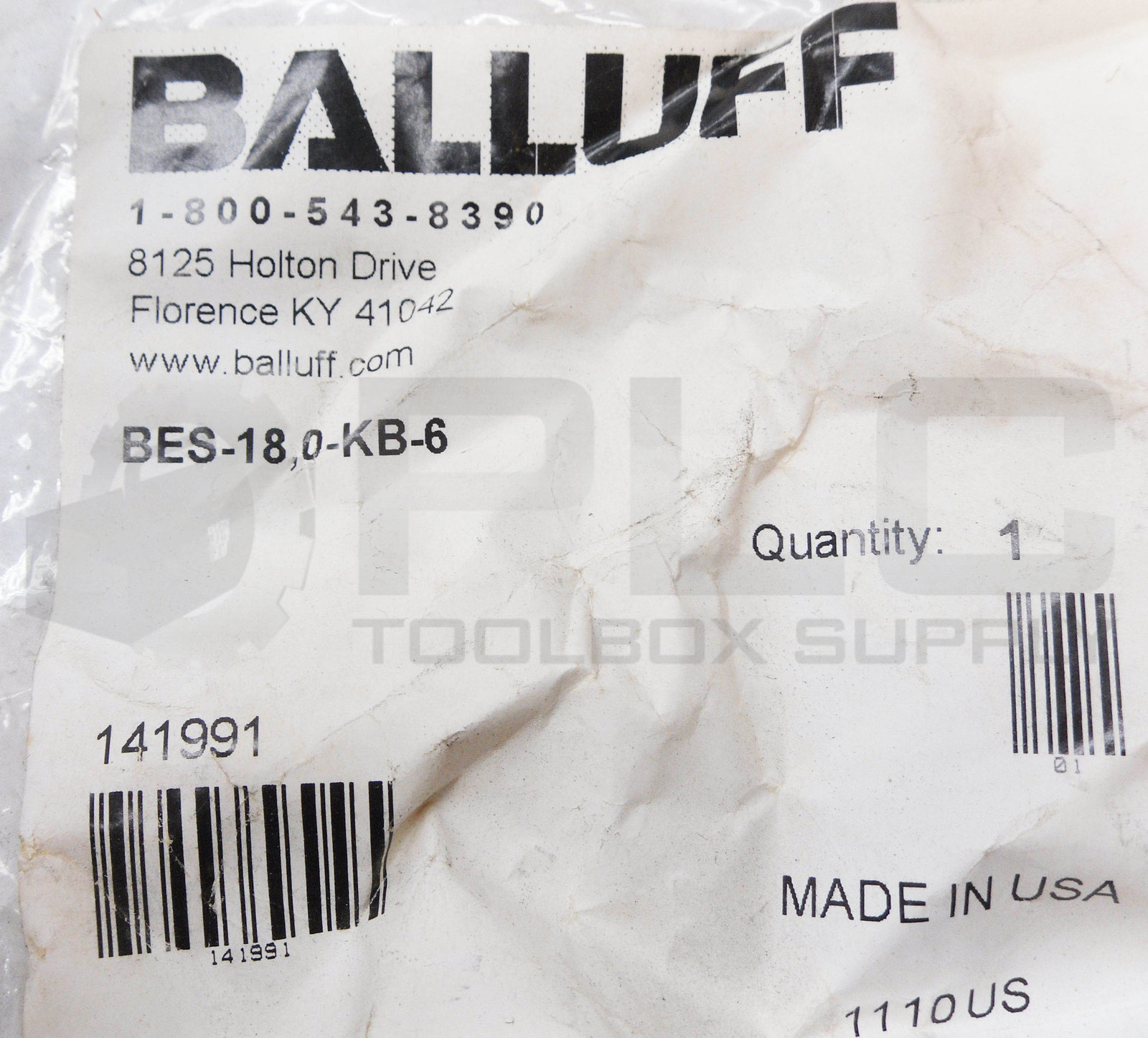 SEALED NEW BALLUFF BES-18,0-KB-6 MOUNTING CUFF