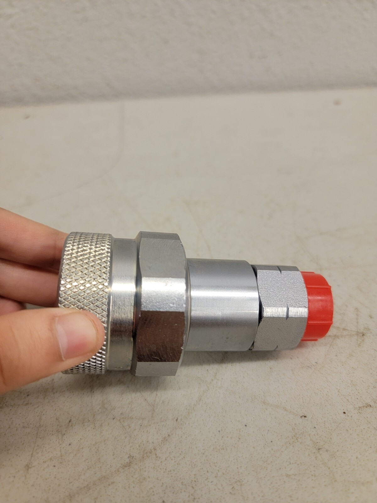 DIXON 4VEPOF4 Nickel Plated Steel Coupler, 1/2 in Quick Discnnect X 3/4 Orb