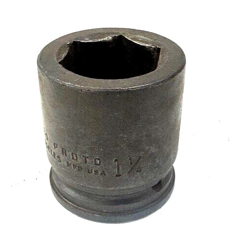 ASSORTED 6-POINT IMPACT SOCKET SIZES-5/8″ TO 1 1/4″W/ 1/2″ & 3/4″ DRIVE LOT OF 7