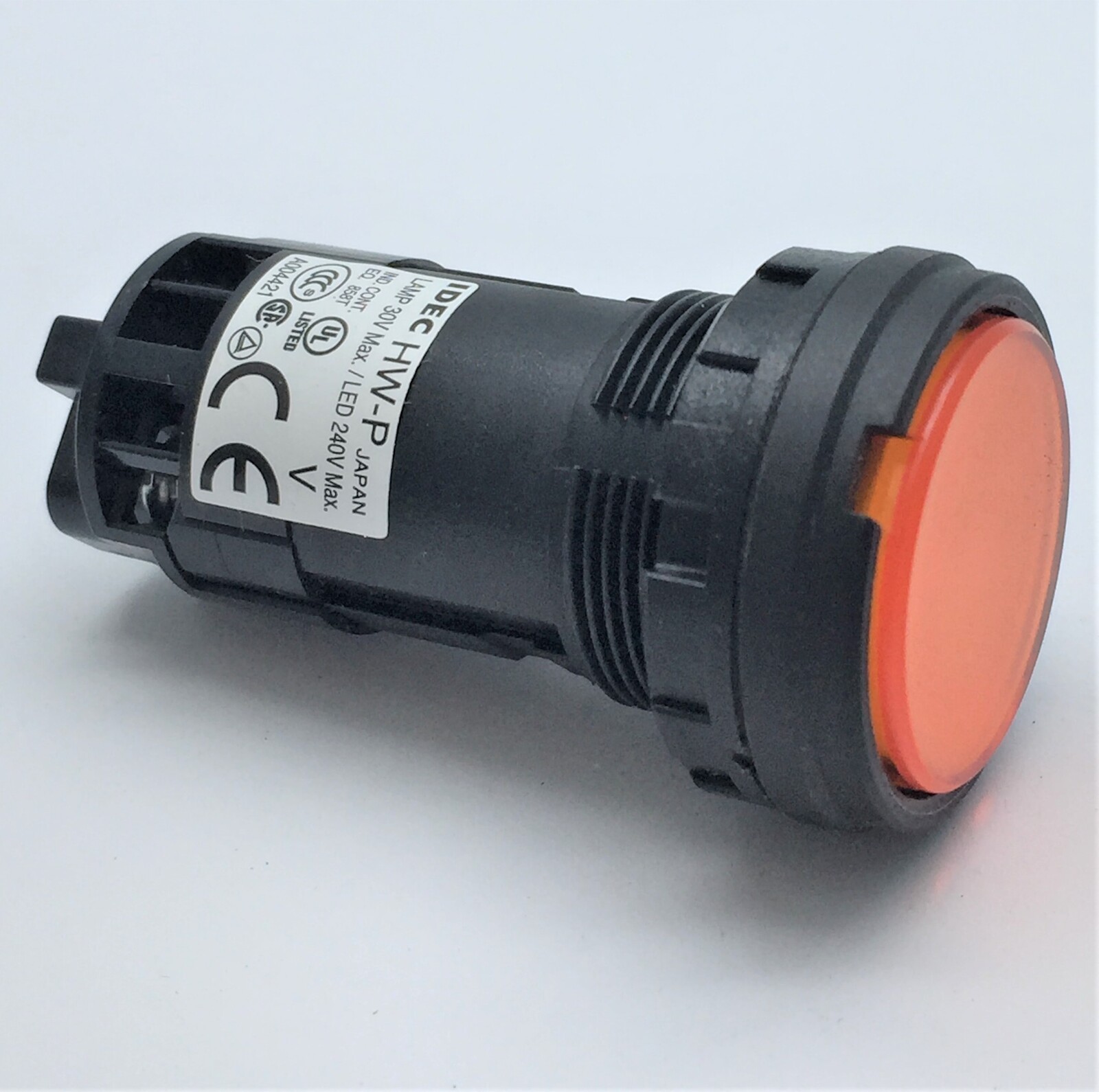 IDEC HW/P Panel Mount Indicator Light Flush Amber Lamp 30V LED 240V x4