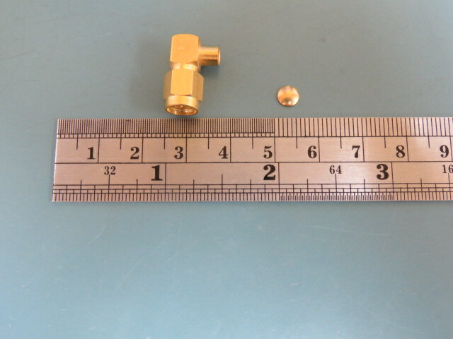 AMPHENOL 901-9221-1A Qty of 3 per Lot SMA Connector Plug, Male Pin 50Ohm Free H