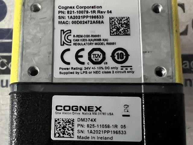 Cognex Barcode Reader Scanner – DM374X – 821-10079-1R REV 04 w/Warranty