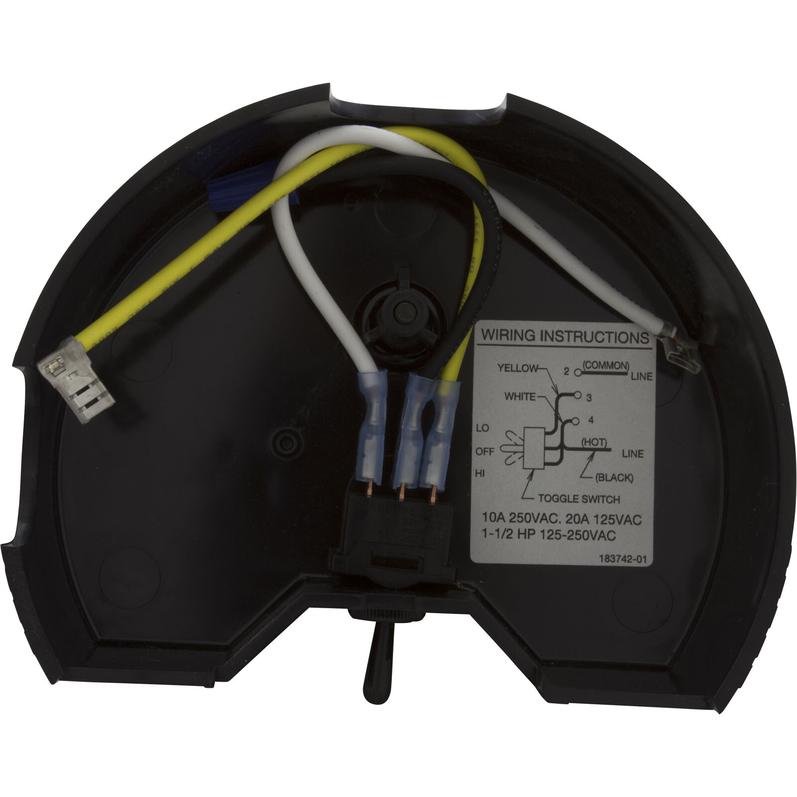 A.O. Smith 18313301 Toggle Switch for 2 Speed Motor
