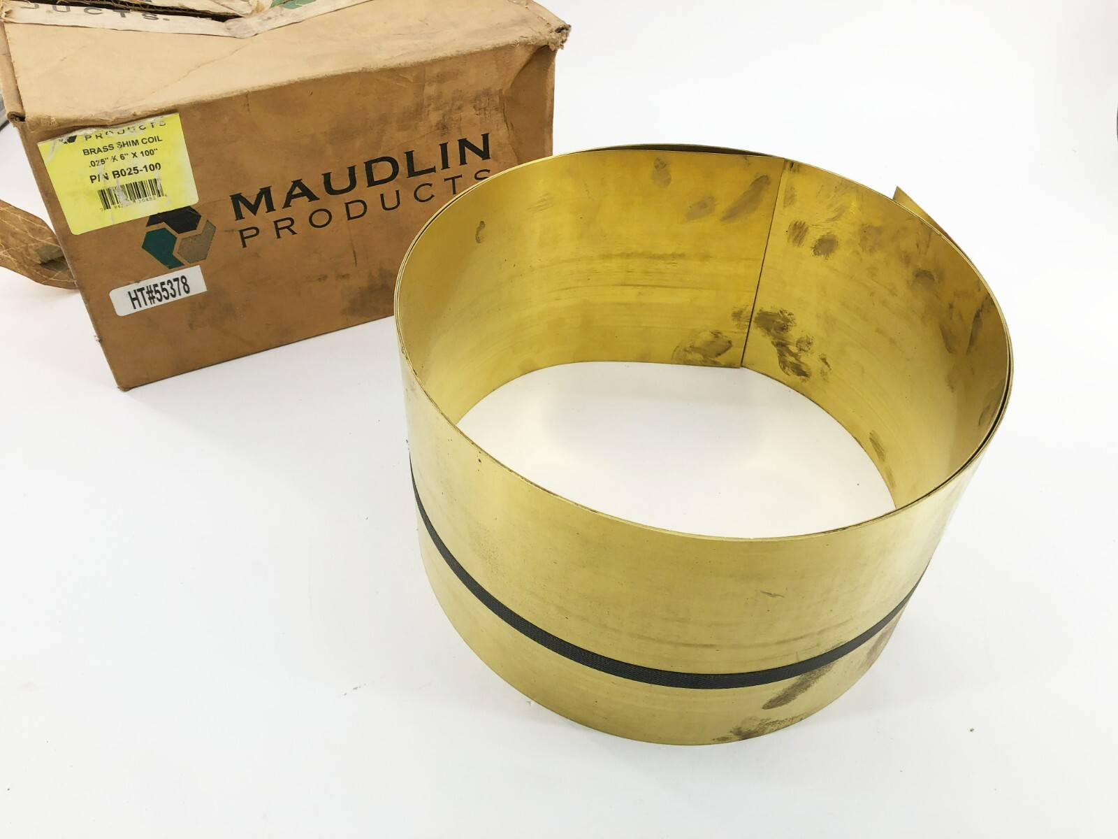 New Maudlin B025-100 Brass Shim Coil .025″ x 6″ x 100″