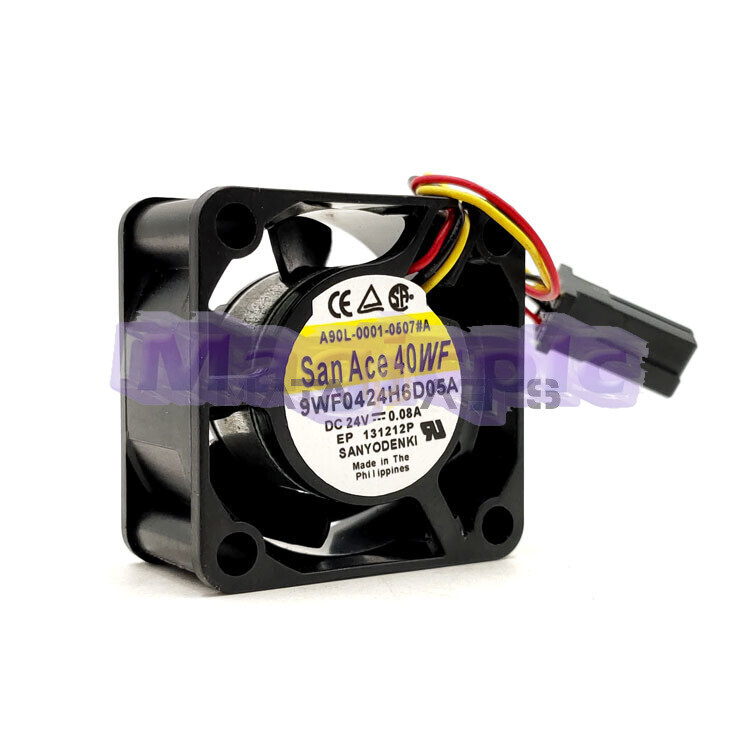 for Fanuc A90L-0001-0507#A 9WF0424H6D05A DC24V 0.08A fan 40*40*20mm 3Pin (1Pcs)