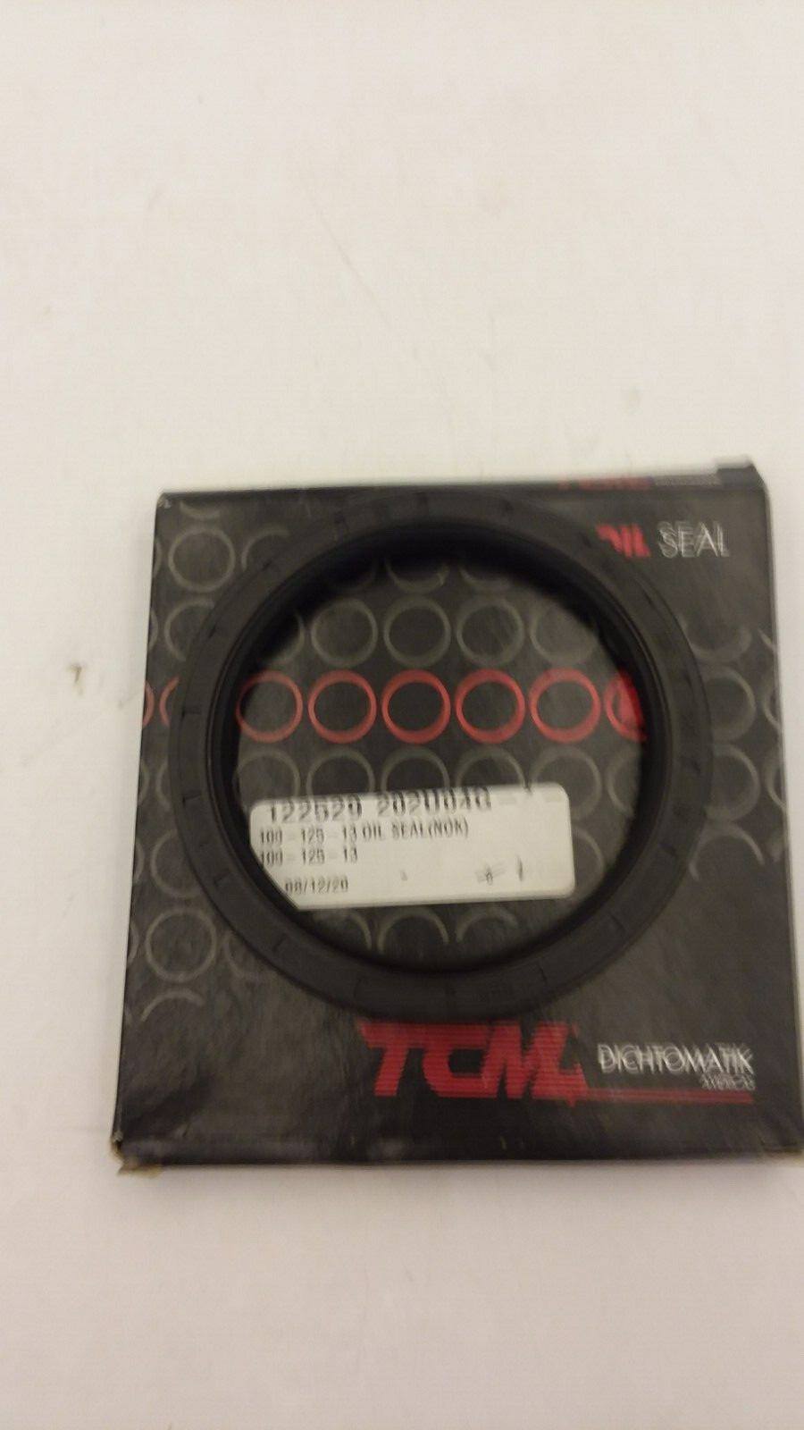 TCM 100X125X13TC-BX METRIC OIL SEAL 100MM SHAFT 125MM OD 13MM WIDTH NIB