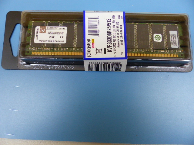 KINGSTON KVR333D8R25/512 Qty of 1 per Lot