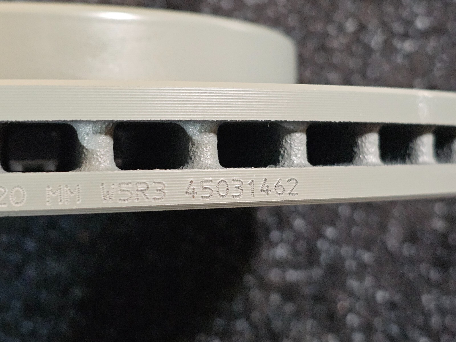 FVP 6621929 Semi-Coated Rear 5 Stud Wheel, Vented Disc Brake Rotor