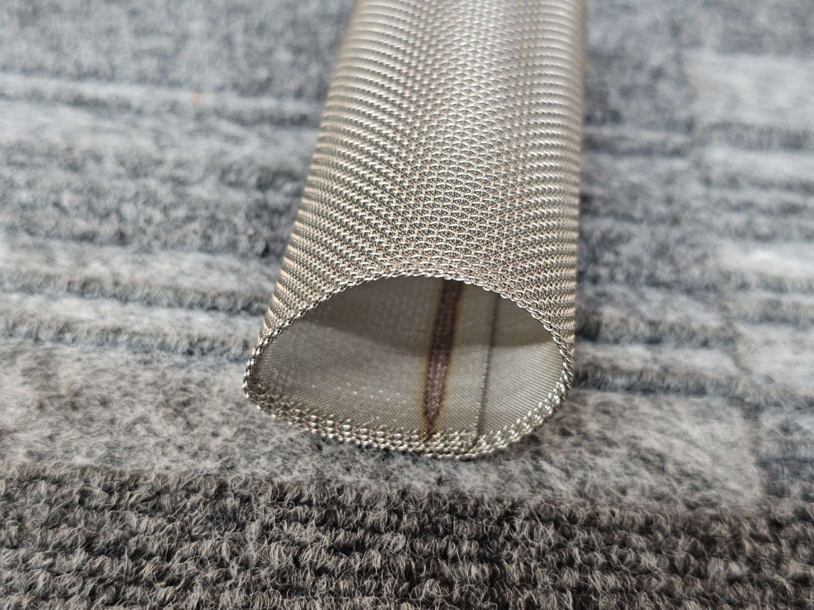 (QTY 183) Stainless Steel Woven Wire Mesh Cylinder Filter Tube 3-5/8″ L