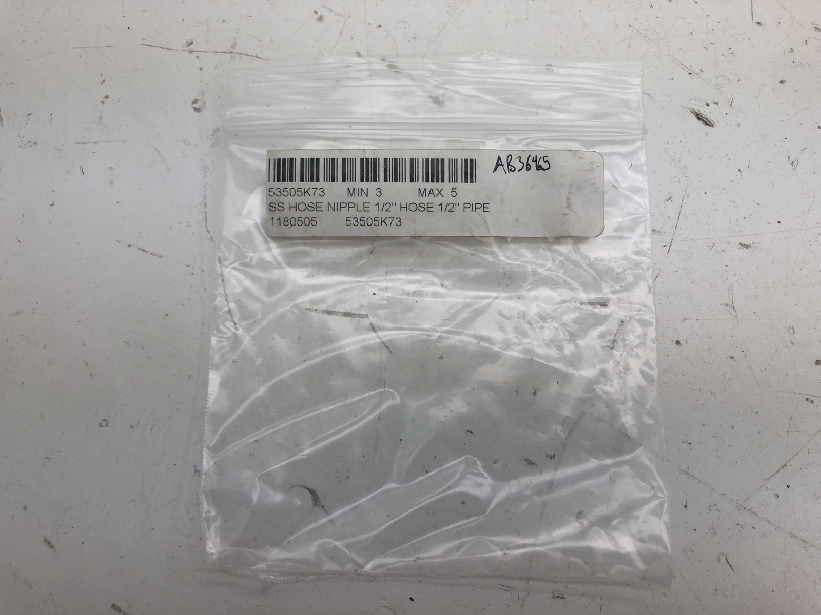 (QTY.5) MCMASTER-CARR AB36465 SPRAYING SYSTEM REPAIR KIT