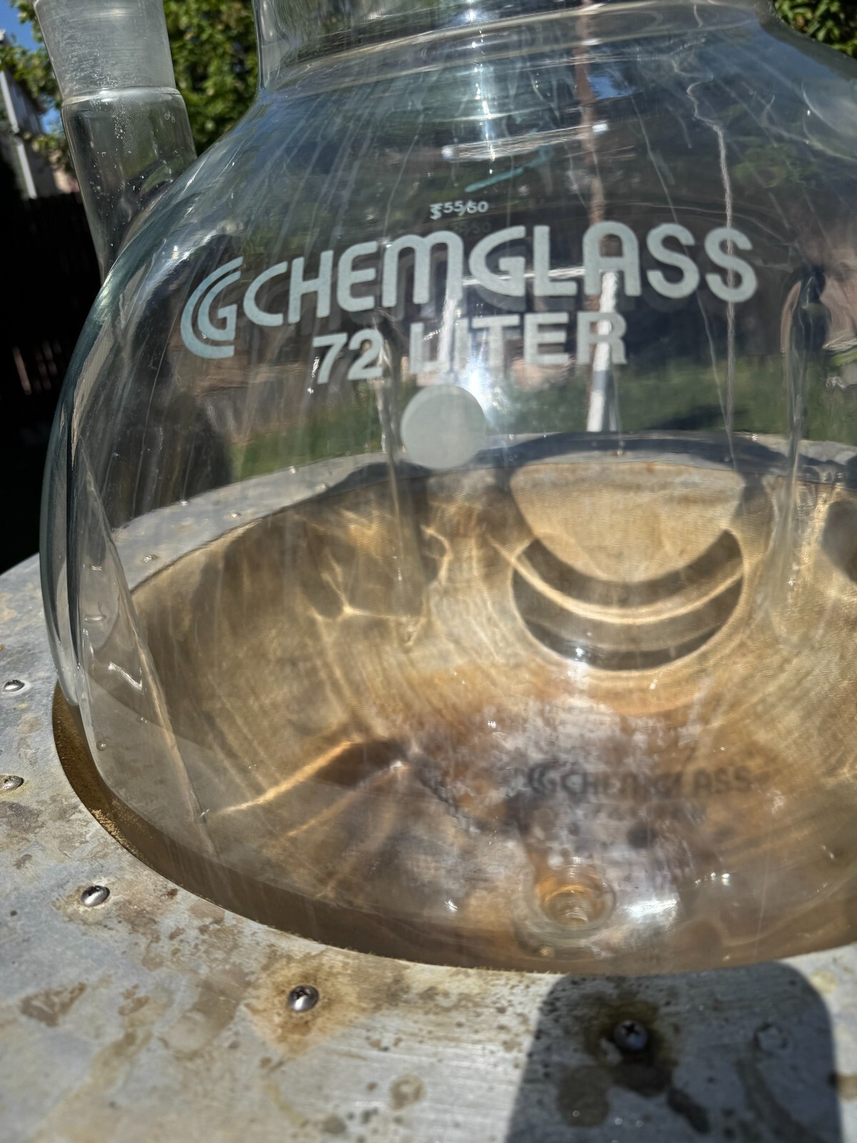 Chemglass Science Lab Equipment 72 Liter Flask with a Glas-Col Mantle