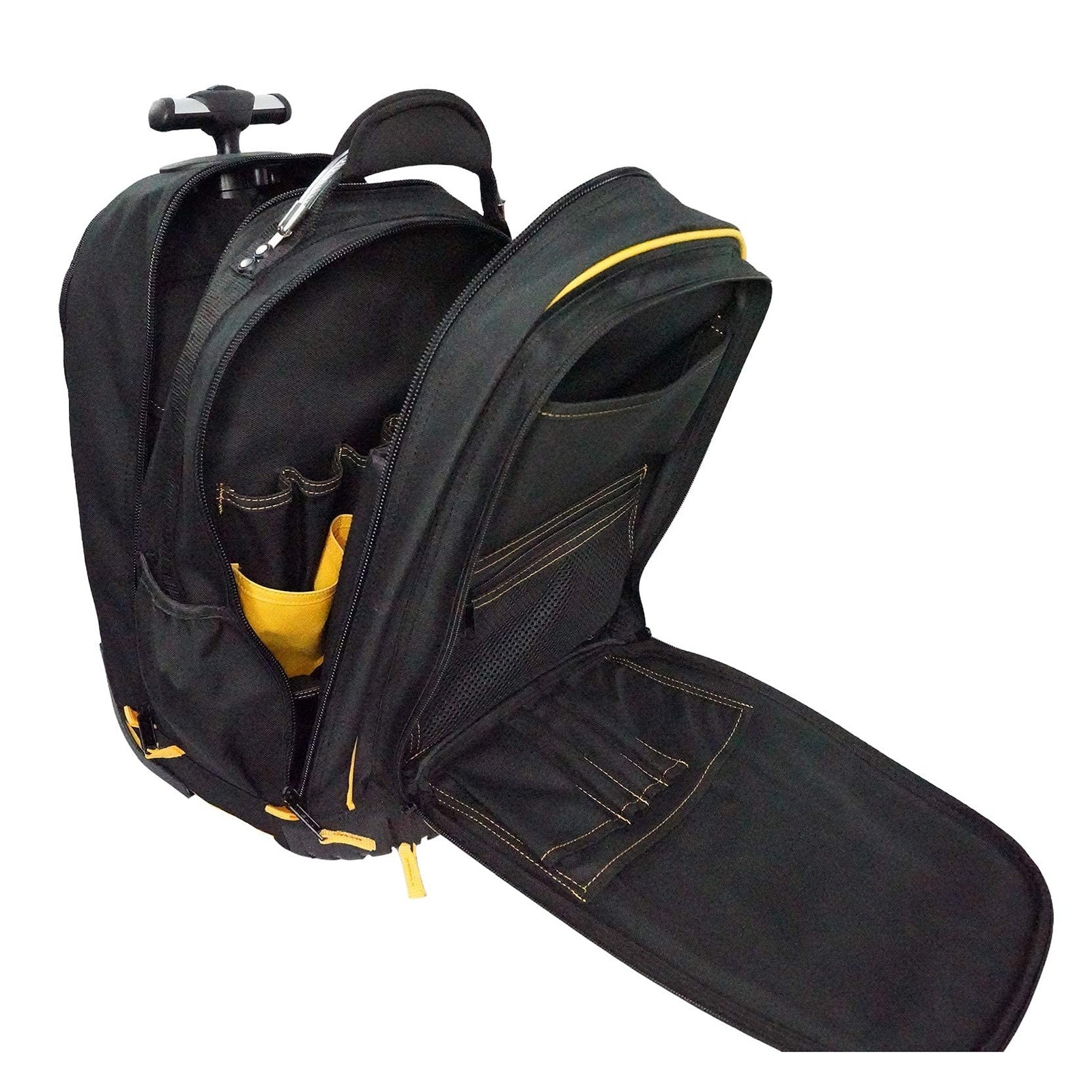 Wheeled Rolling Tool Bag Heavy Duty Tool Backpack for Men Tool Organizer Bag …