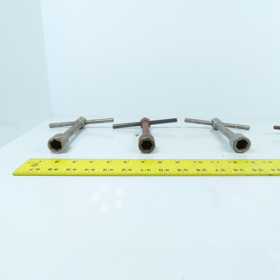 Armstrong & Williams 965D 967-A / 35-022 T-Handle 11/16″ & 9/16″ Wrench Lot Of 5