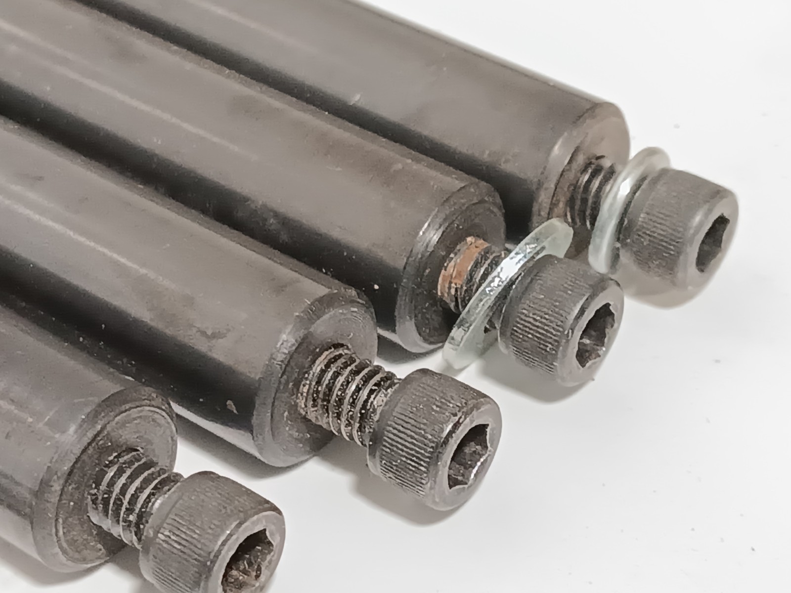 DTP 40 pusher rods for packaging machine, lot of 10steel shafts as shown