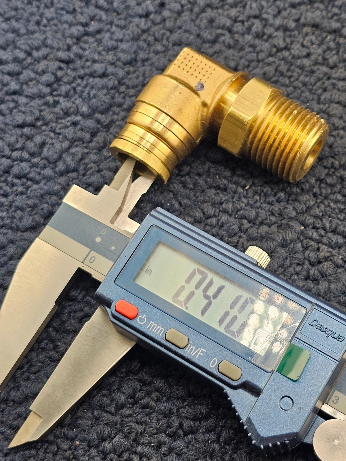 (QTY 2) Parker Tube Fitting Push-to-Connect 90 Degree Elbow