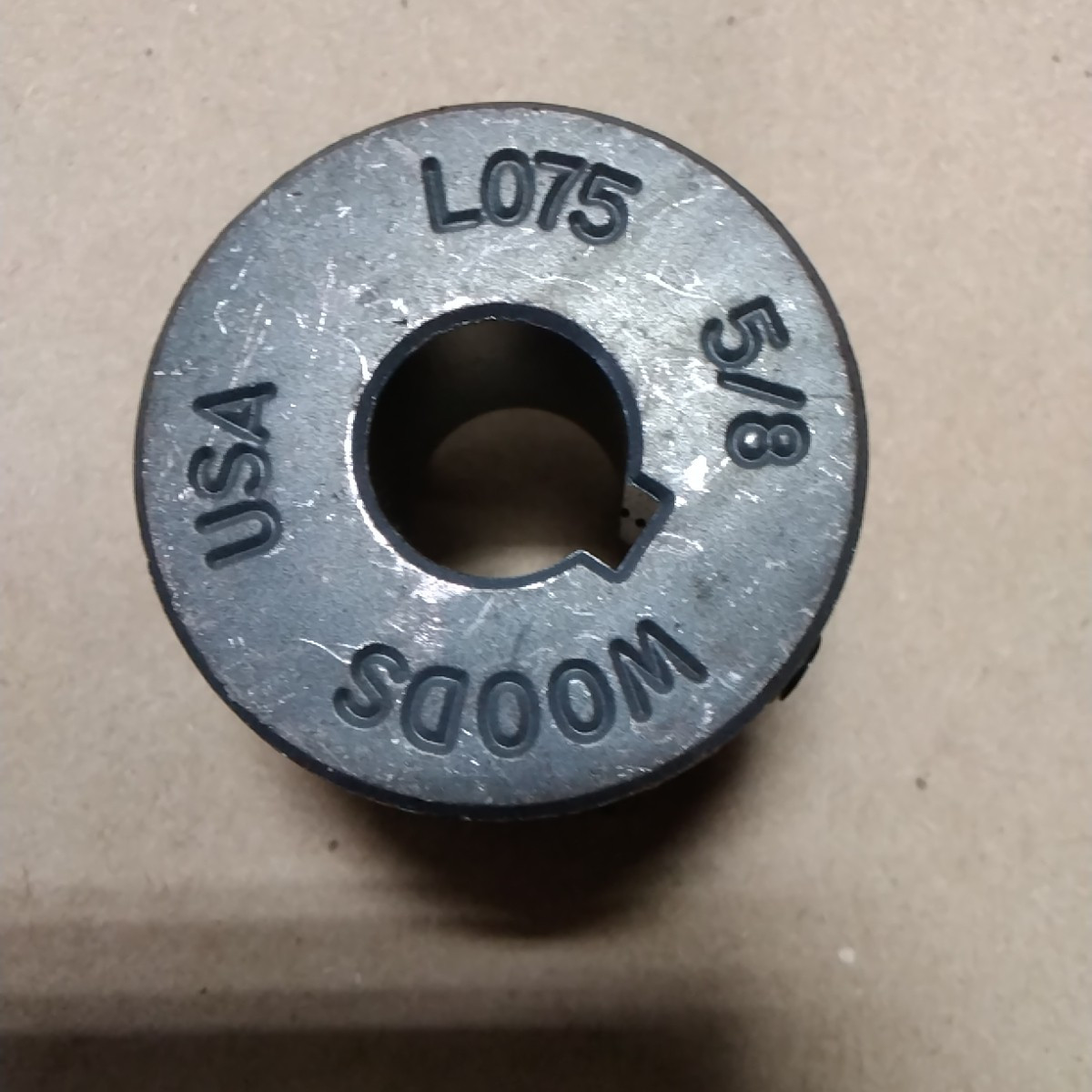 Woods L075 Jaw Coupling Hub, 5/8″ Bore C17