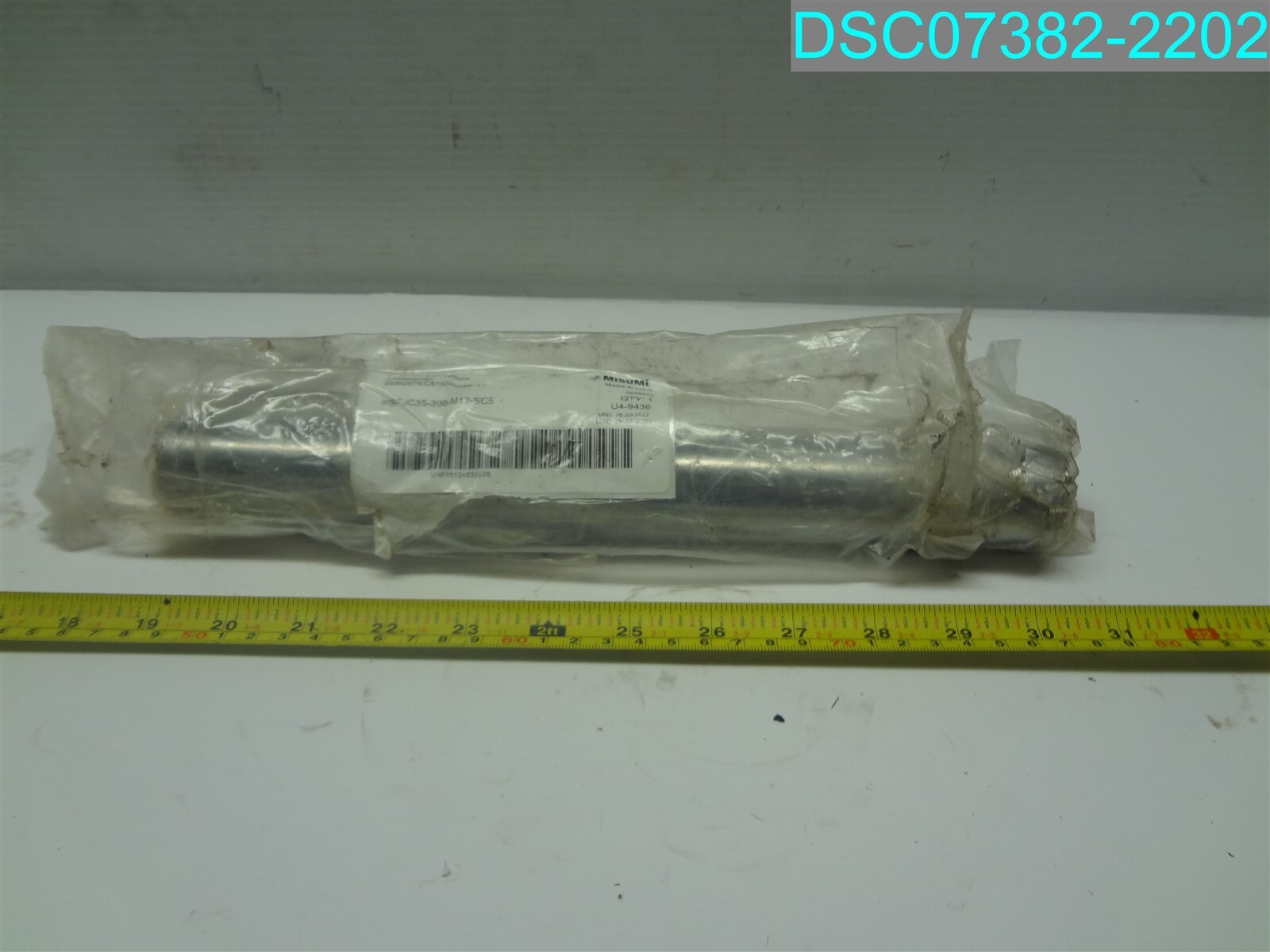 Misumi Straight Precision Linear Shaft U4-9436 PSFLC35-300-M12-SC5
