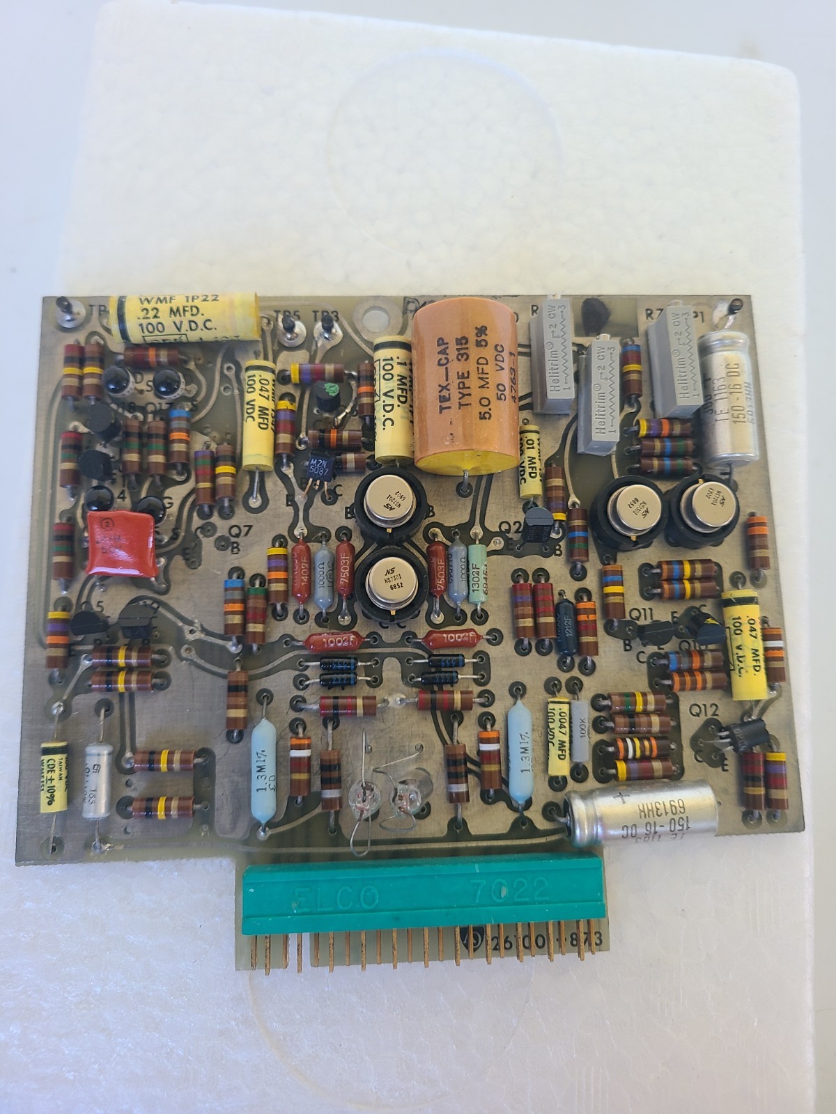 Vintage Board 261001-873 With Elco 7022