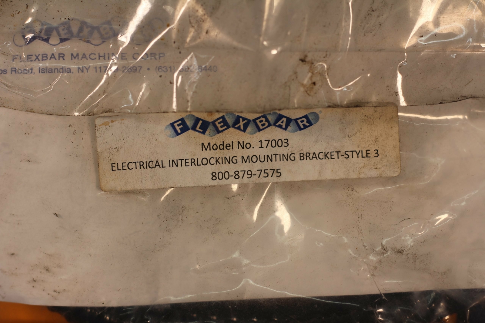 Flexbar Electrical Interlocking Mouting Bracket-Style 3 17003 1 Year Warranty