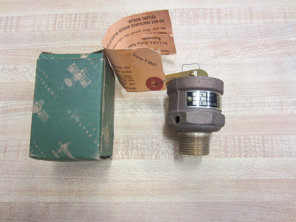Conbraco 13-101-08 Pop Safety Valve 3/4″ 1310108 (Pack of 3)