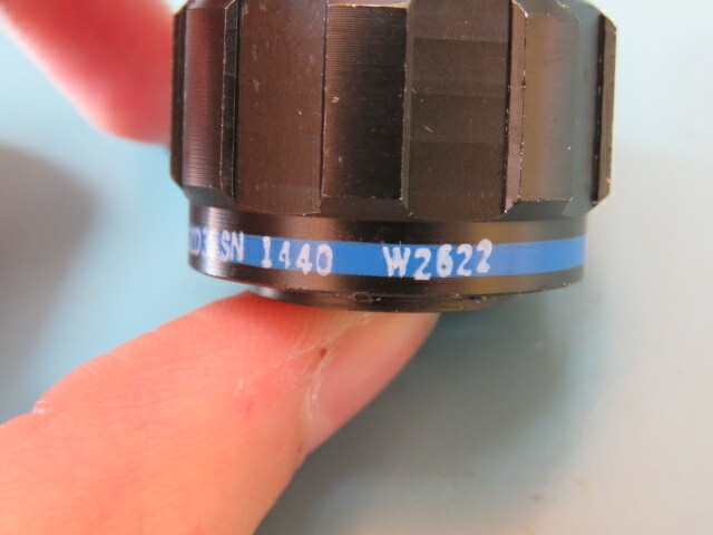 AMPHENOL D38999/26ZD35SN Qty of 1 per Lot 37 Position Circular Connector Plug,