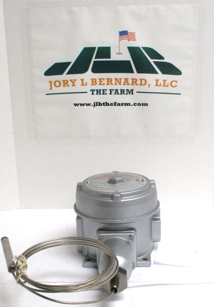 UNITED ELECTRIC CONTROL, F120-7BS, 15A 480 VAC, RANGE 0-400 F, (SILVER), SURPLUS
