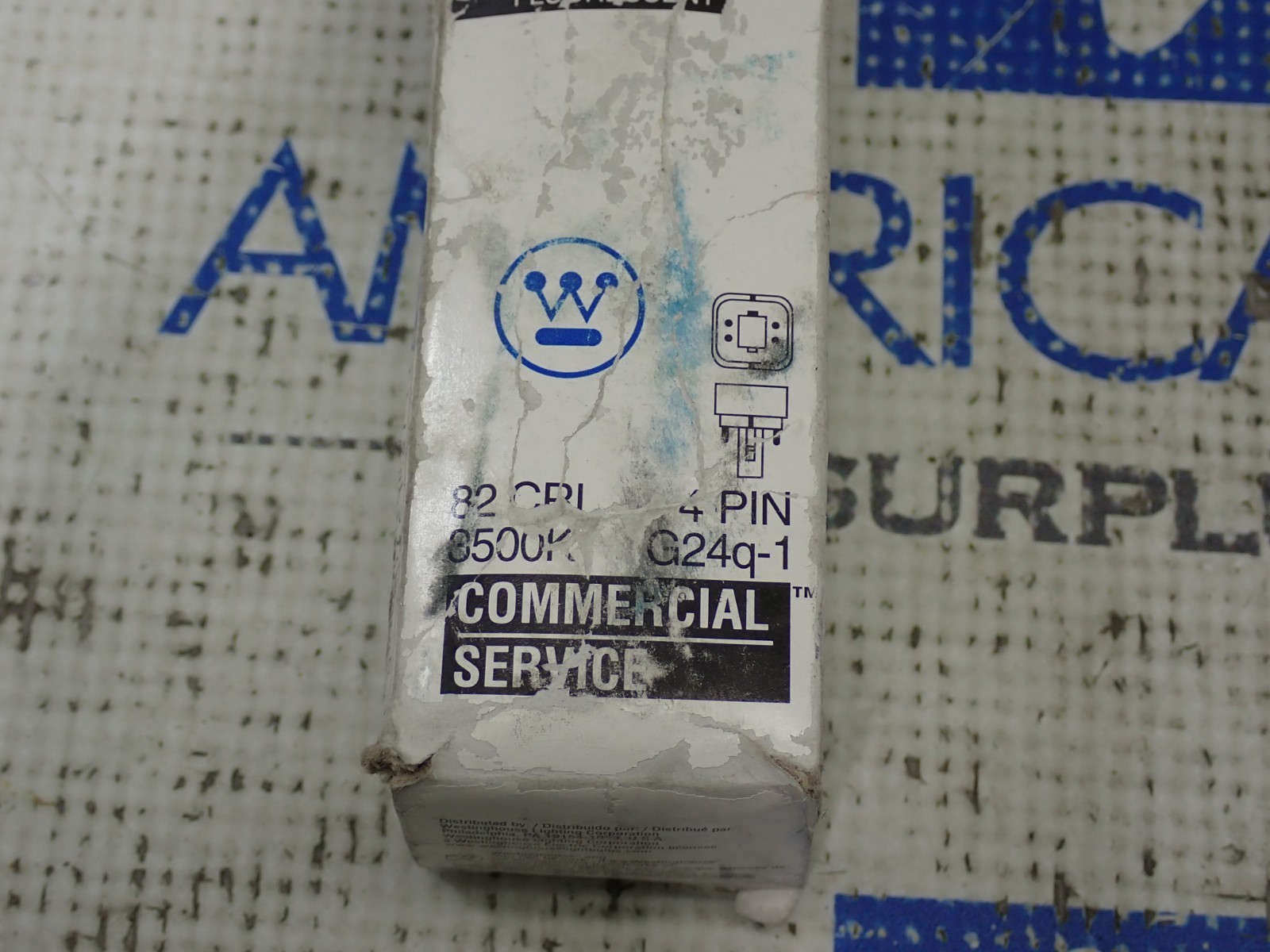 Westinghouse F13DTT/35/4P 13W Double Compact Fluorescent G24q-1 4 Pin