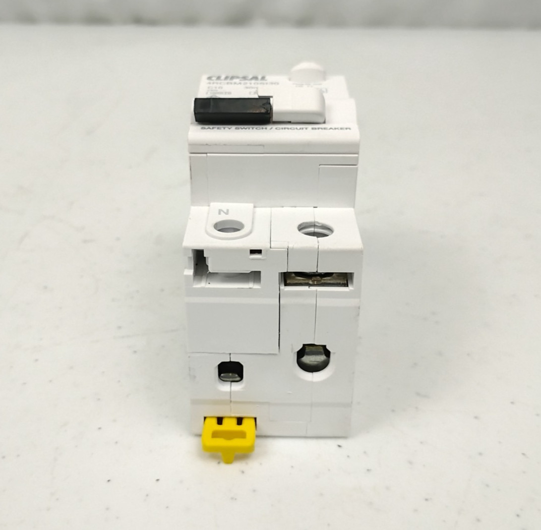 Clipsal 4RCBM210SI30 2 Module 2 Pole 10A 30mA Type A-SI 10000A C-Curve