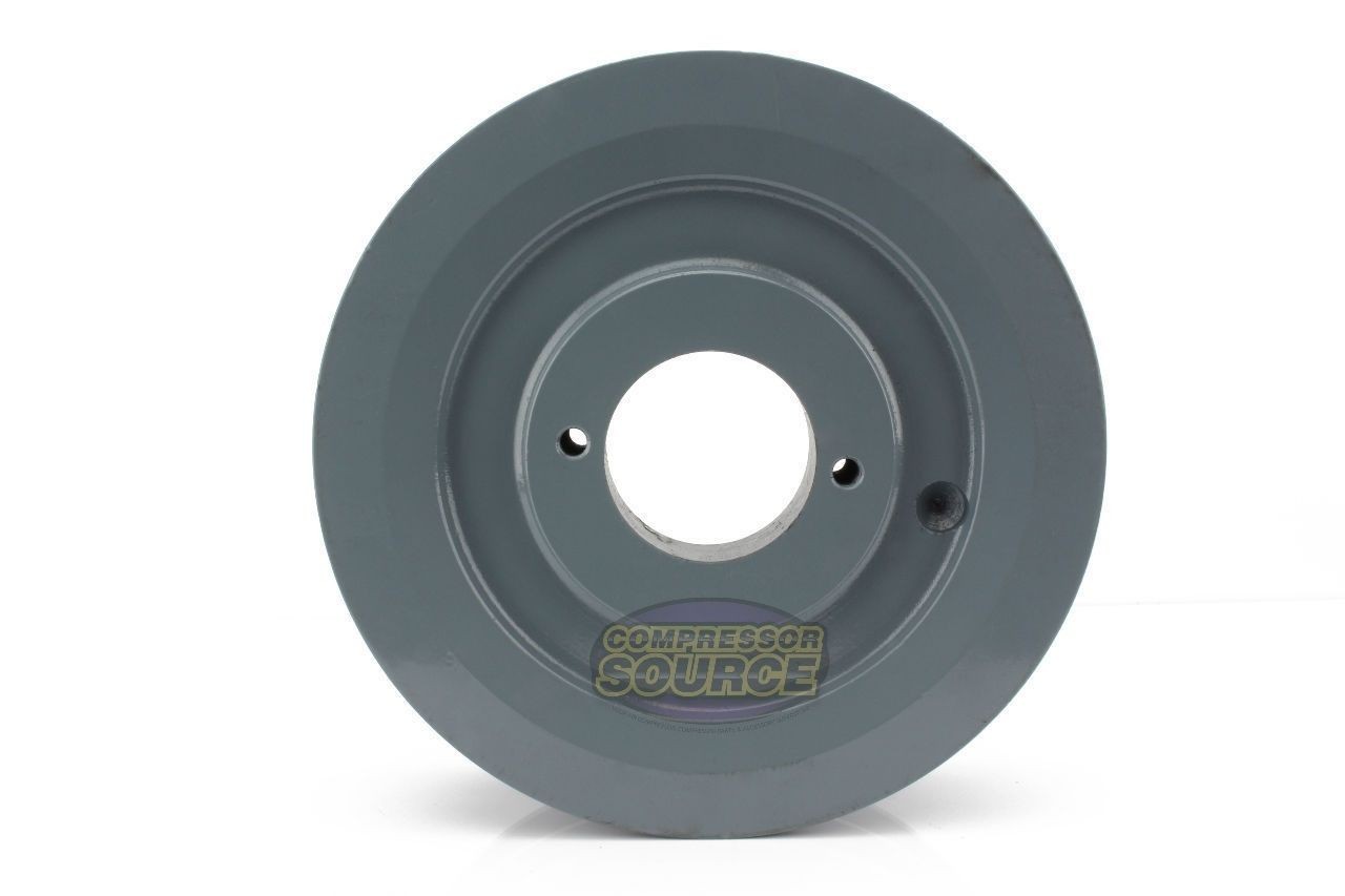 Cast Iron 6″ Pulley Dual Groove B Section V Belt 5L with 7/8″ Sheave Bushing
