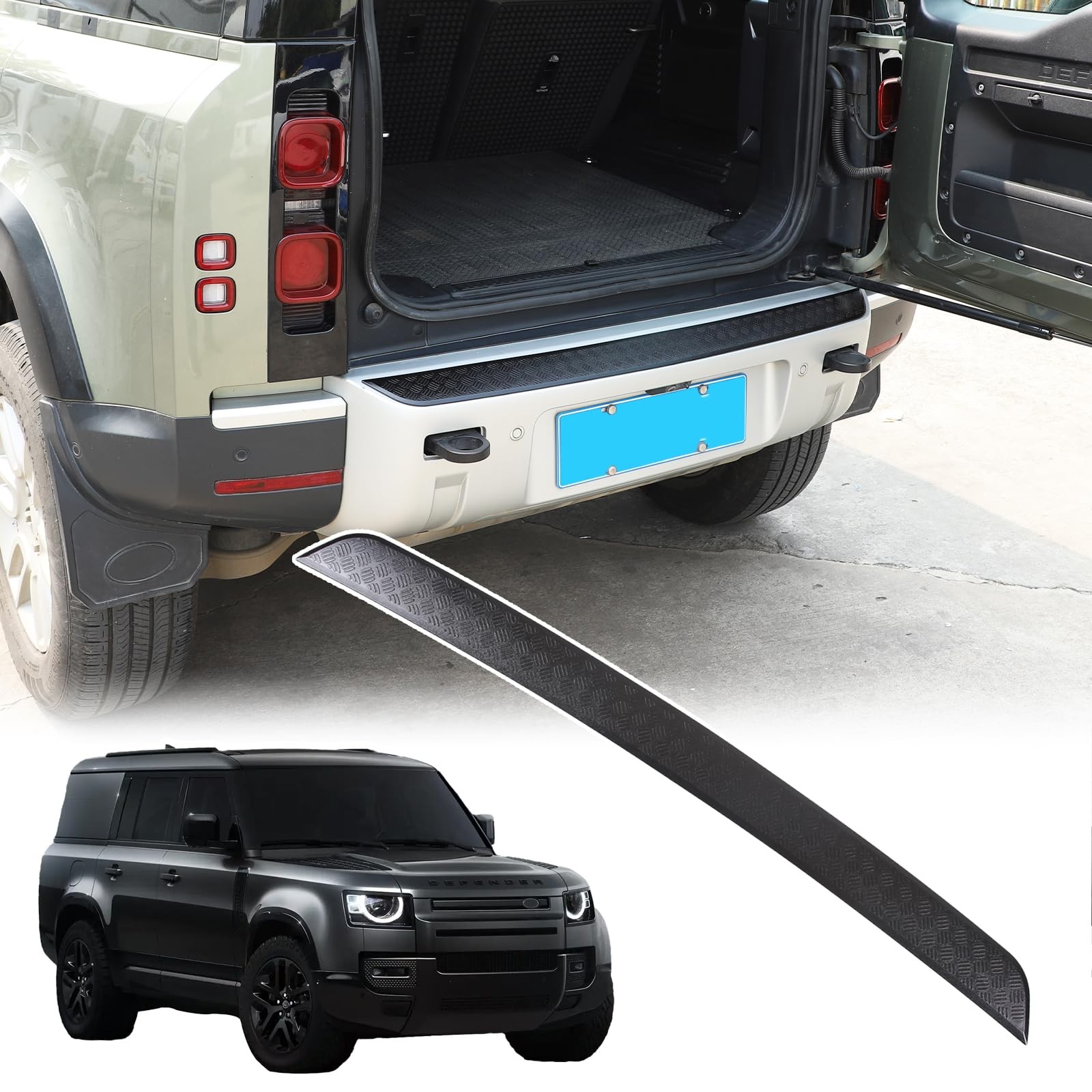 Bekantogy Car Rear Bumper Guard Trim Defender Exterior Kit Automotive Exterio…