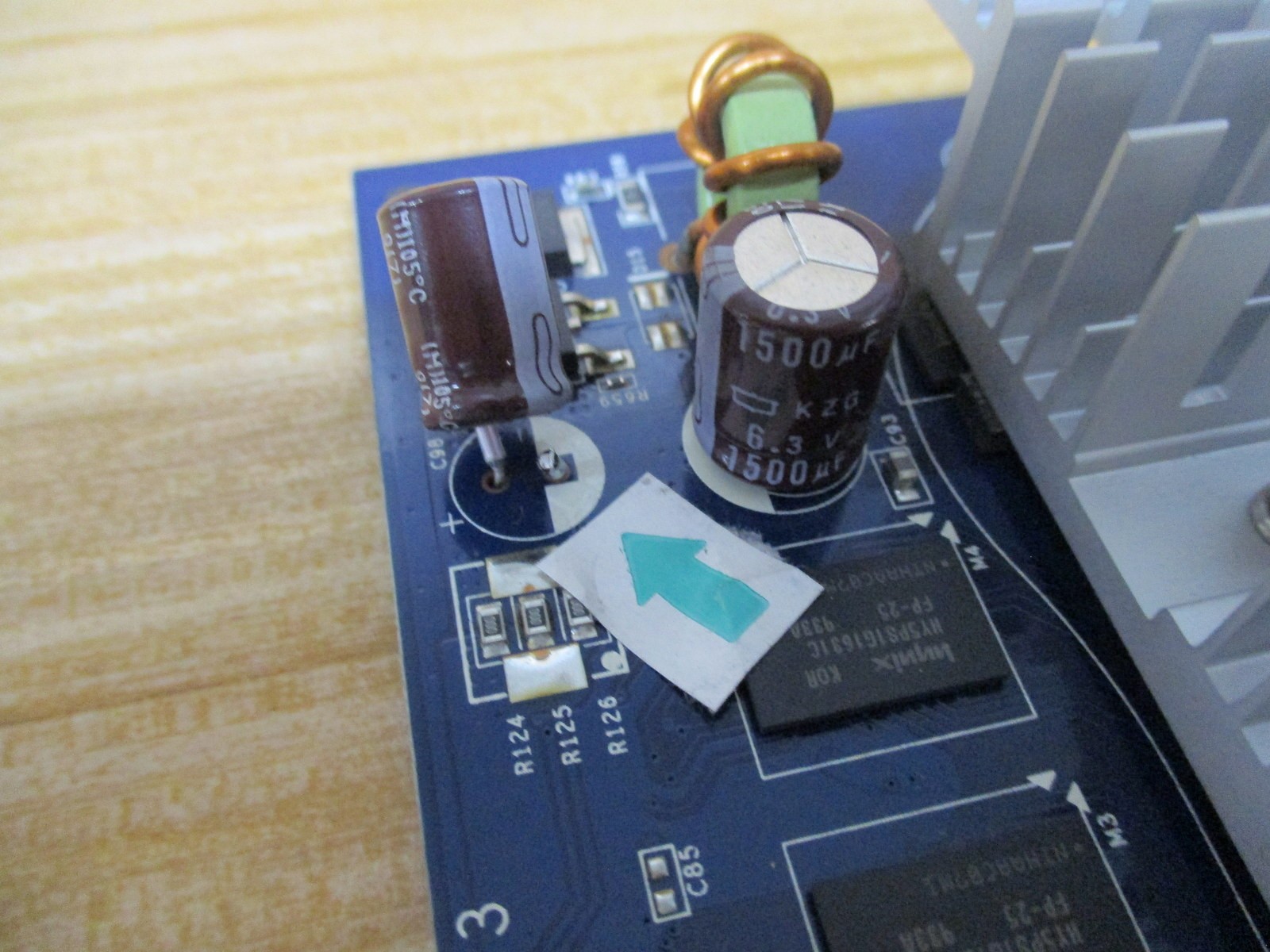 Sparkle SFPX94GT1024U2 GeFORCE 9400GT PCI-E Damaged Capacitor