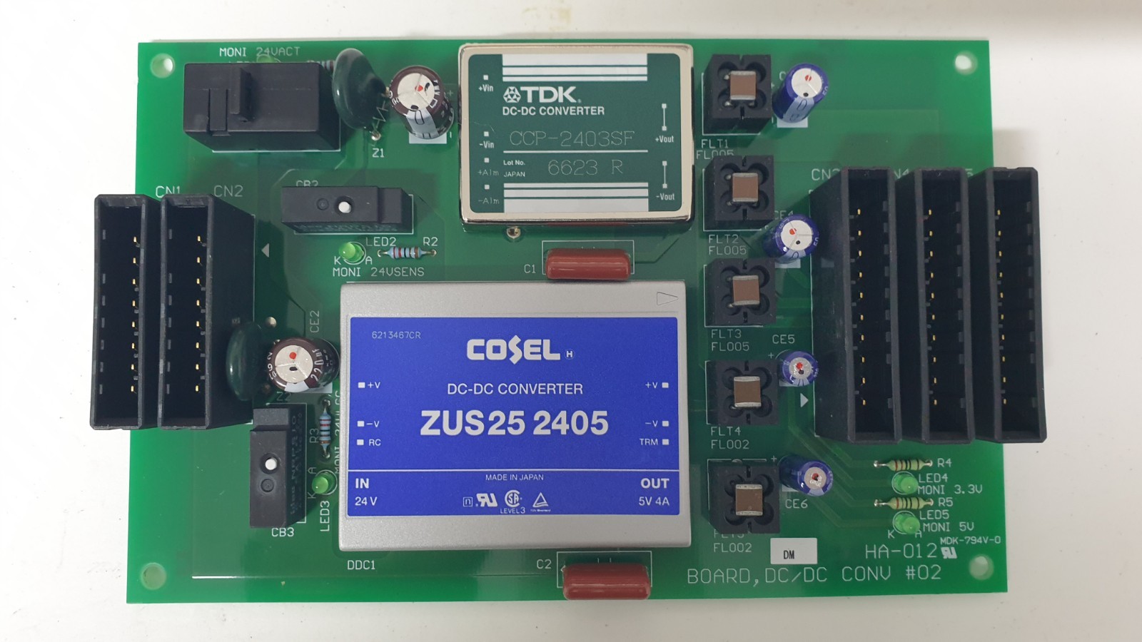 TEL Tokyo Electron BOARD DC/DC CONV #02 HA-012