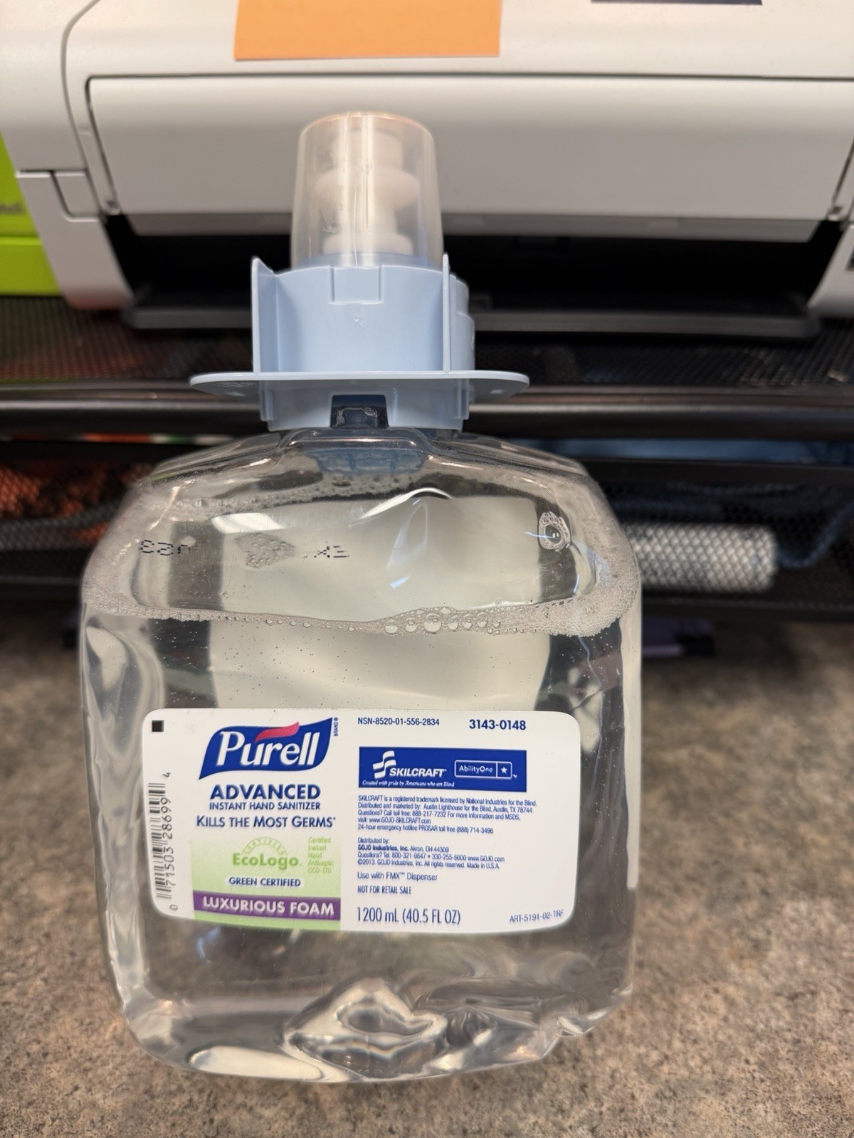 Purell Advanced Instant Hand Sanitizer Foam – 1200 mL Refill -3143-0148