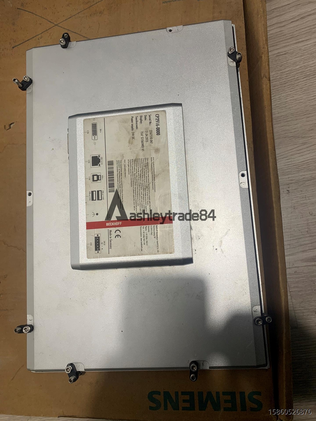 1PCS Used Beckhoff CP2916-0000 Industrial touch screen