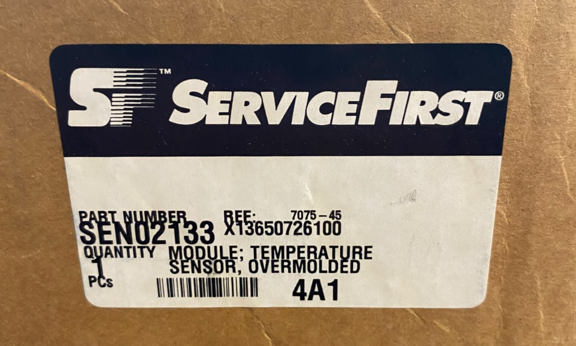 NEW IN BOX! SERVICE FIRST TEMPERATURE SENSOR X13650726100 SEN02133