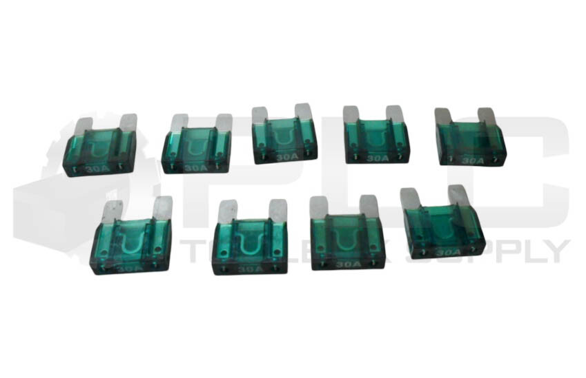 LOT OF 9 NEW 30A AUTOMOTIVE FUSE