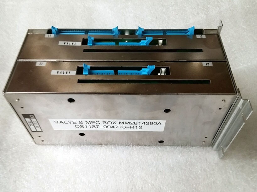 TEL Tokyo Electron DS1187-004776-R13 Valve and MFC Box MM2814390A Twin Card Cage