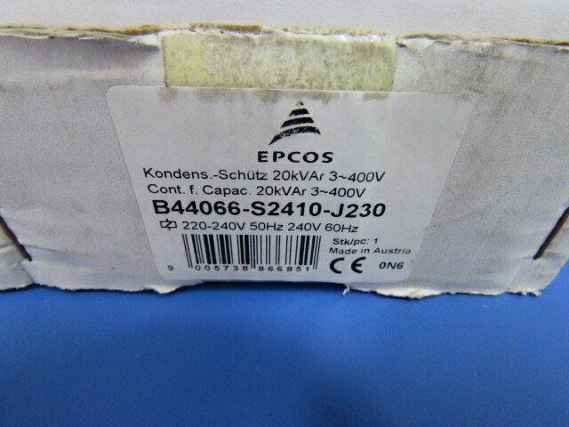 EPCOS B44066S2410J230 Qty of 1 per Lot FILM CAPACITORS – POWER FACTOR CORRECTIO