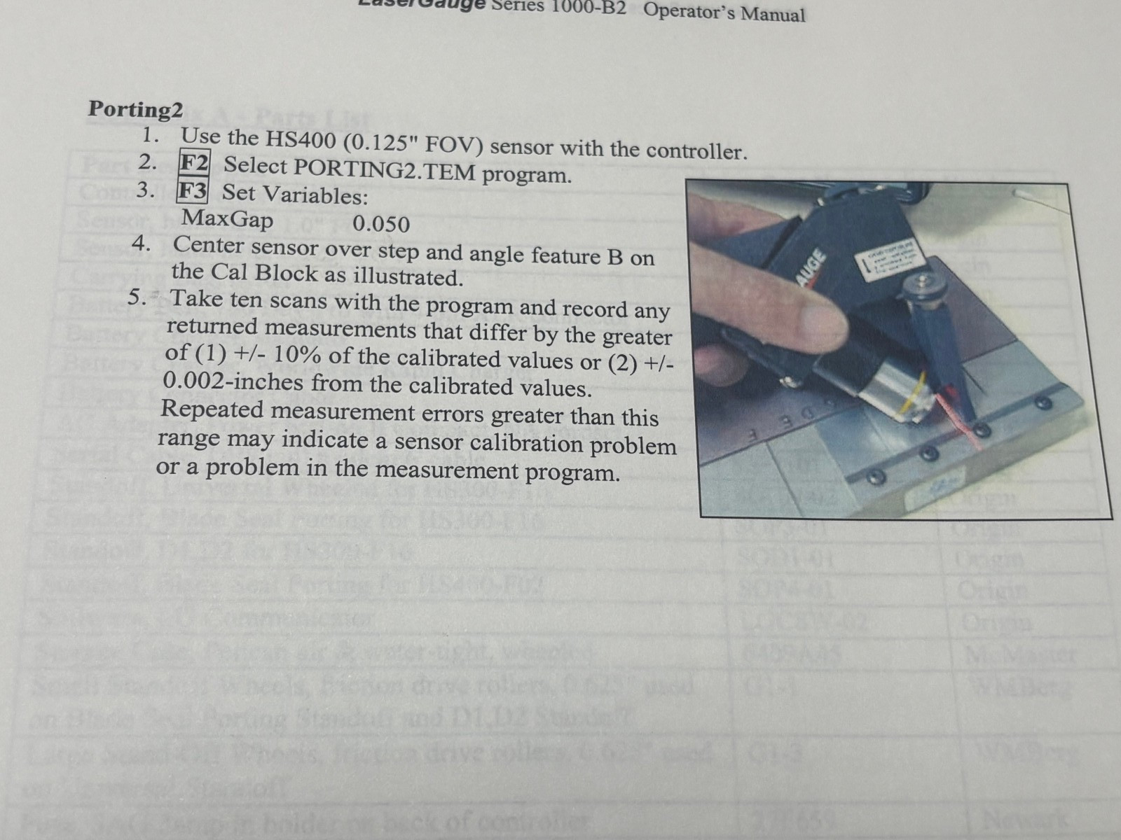 Lasergauge 1000-B2 Laser Profile Measurement System Optical Metrology***TESTED**