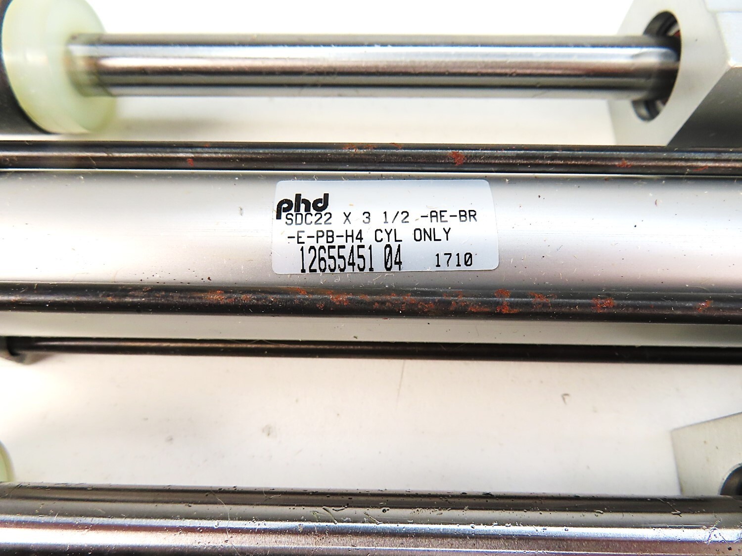 PHD SDC22 X 3 1/2-AE-BR-E-PB Guided Pneumatic Cylinder NEW NO BOX