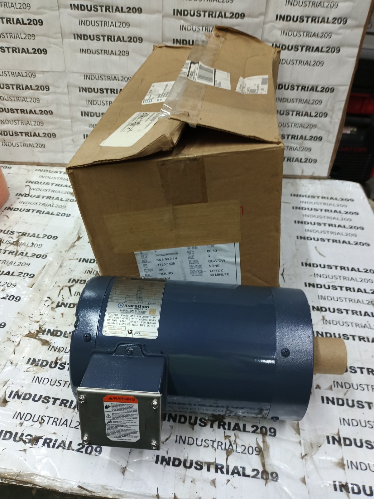 2HP MARATHON 5K49ZN8314C 1725/1425 PH 3 VOLTS 208-230/220