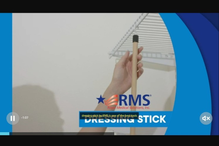 One RMS 28″ Long Dressing Stick – Dressing Aid for Shoes, Socks DS-88001